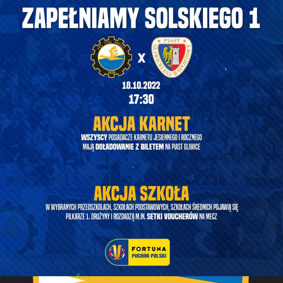 Stal Mielec - Piast Gliwice 0:3 pd. (18.10.2022)