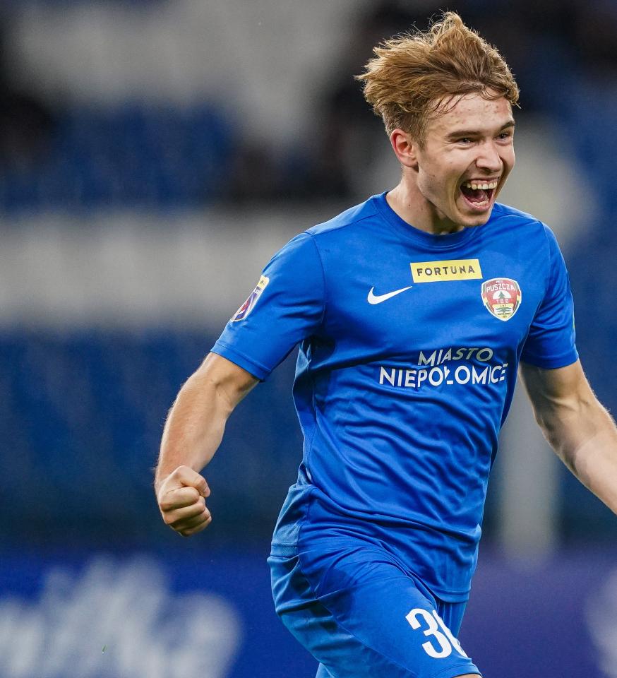 Wisła Kraków - Puszcza Niepołomice 2:2, k. 6-5 (19.10.2022) Adam Kramarz