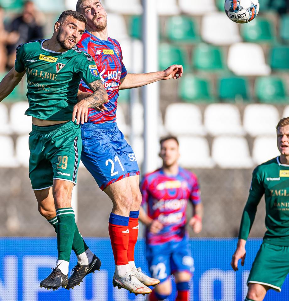 Zagłębie Sosnowiec - Raków Częstochowa 0:1 (18.10.2022) Maksymilian Rozwandowicz