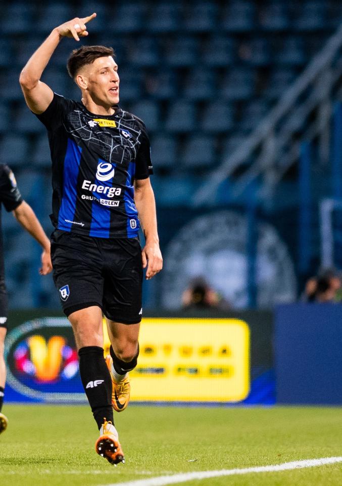 Zawisza Bydgoszcz - Radomiak Radom 1:3 (20.10.2022) Piotr Okuniewicz
