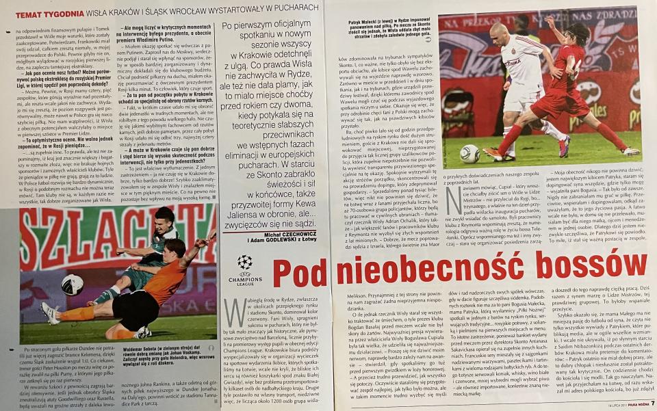 Piłka Nożna po Skonto Ryga - Wisła Kraków 0:1 (13.07.2011) 1