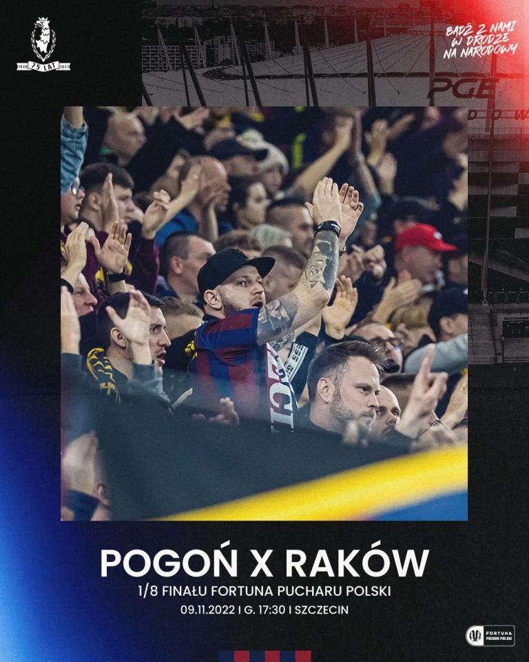 Pogoń Szczecin - Raków Częstochowa 0:1 (09.11.2022)