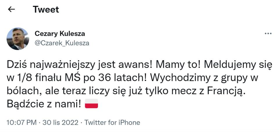 Polska - Argentyna 0:2 (30.11.2022)