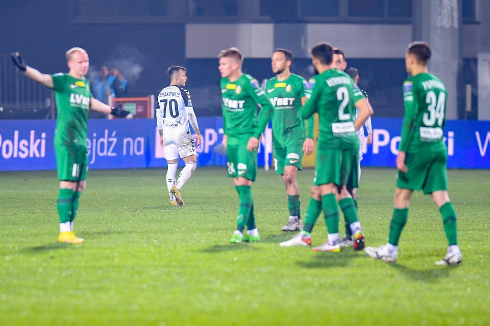 Sandecja Nowy Sącz - Śląsk Wrocław 0:3 wo (09.11.2022)