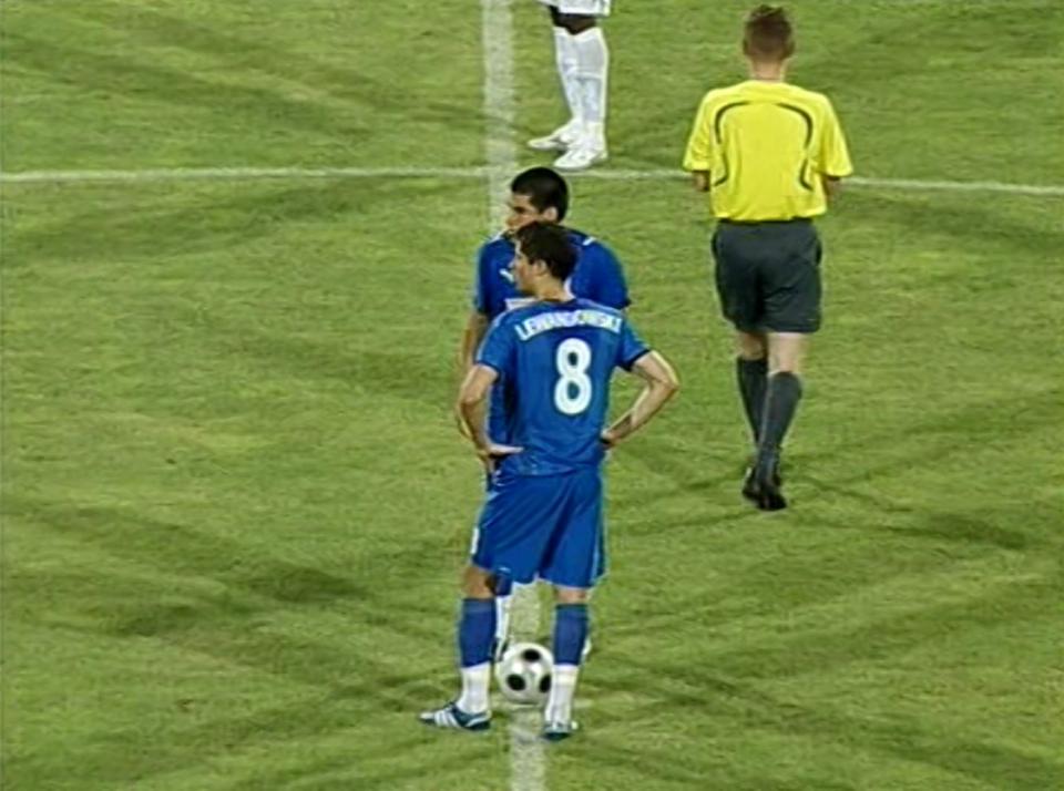 Xəzər Lenkoran - Lech Poznań 0:1, 17.07.2008 Rober Lewandowski