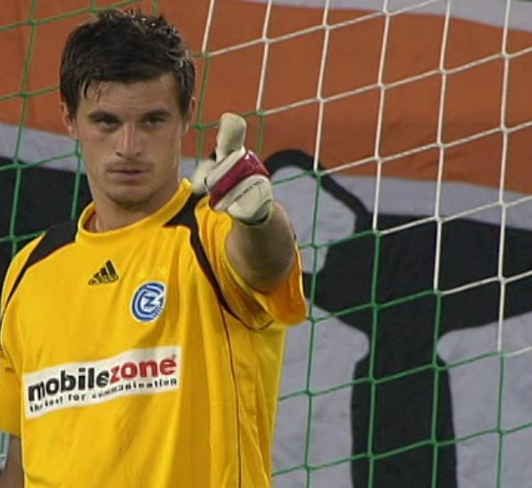 Grasshopper Zurych - Lech Poznań 0:0 (28.08.2008) Eldin Jakupović