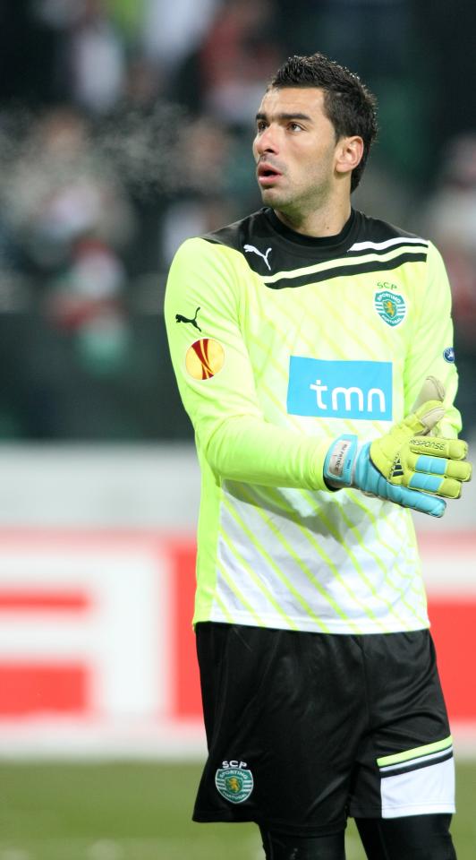 Rui Patrício (Legia Warszawa - Sporting Lizbona 2:2, 16.02.2012)