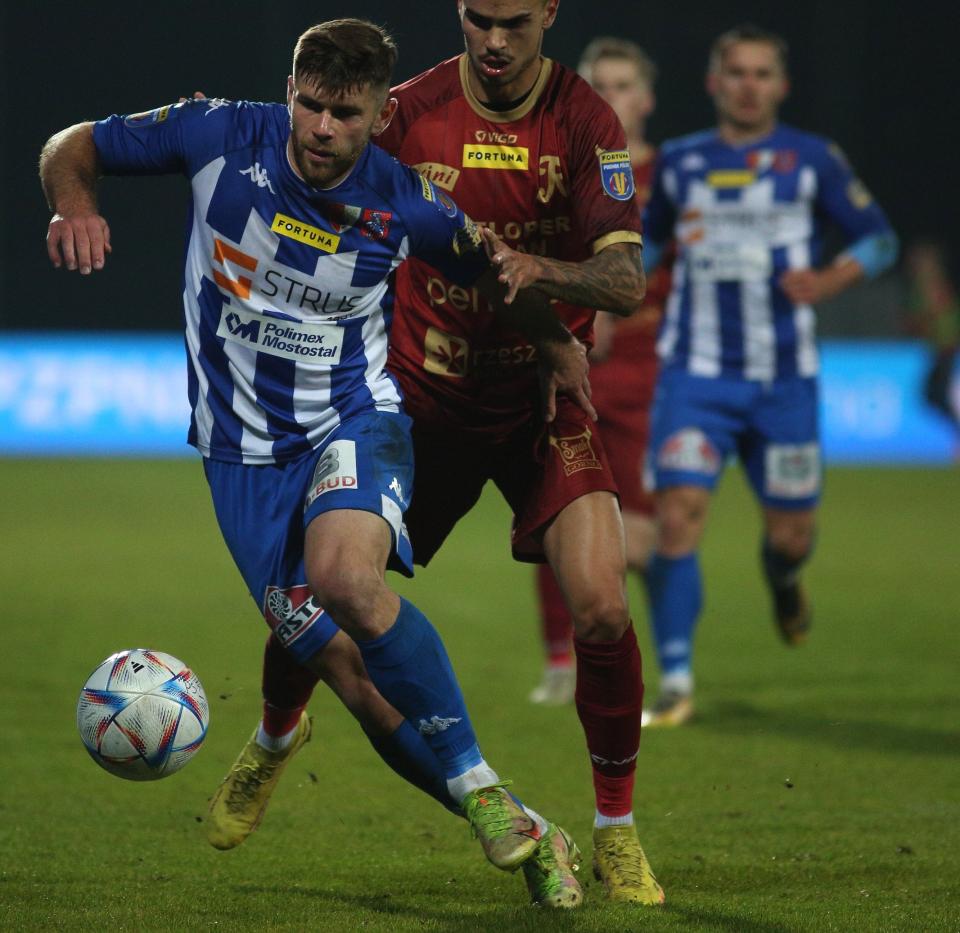 Pogoń Siedlce - Resovia Rzeszów 1:0 (10.11.2022) Nikodem Fiedosewicz