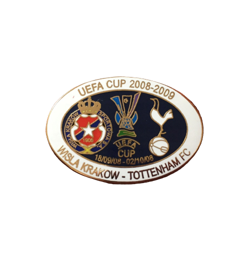 Przypinka Wisła Kraków - Tottenham Hotspur 1:1 (02.10.2008)