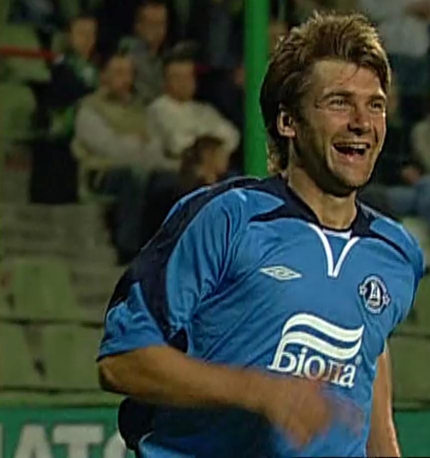 Ołeh Szełajew (GKS Bełchatów - Dnipro Dniepropietrowsk 2:4, 30.08.2007)