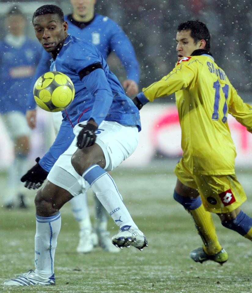 Lech Poznań - Udinese Calcio 2:2 (19.02.2009) Manuel Arboleda
