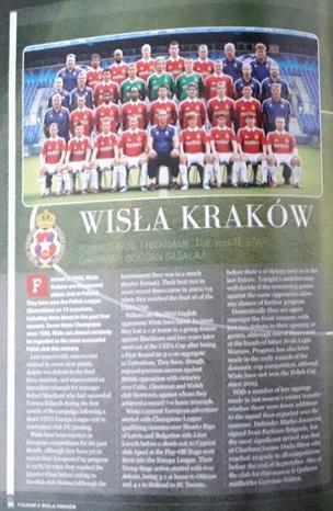 Program meczowy Fulham FC - Wisła Kraków 4:1 (03.11.2011) 2