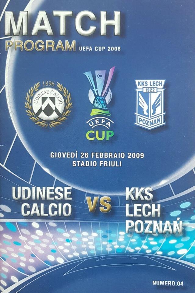 Udinese Calcio - Lech Poznań 2:1 (26.02.2009)