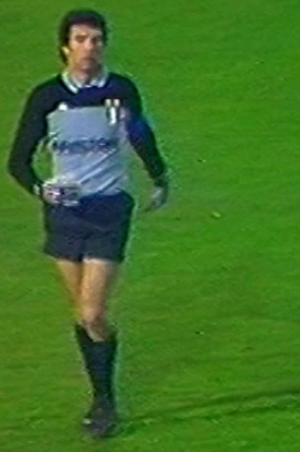 Dino Zoff podczas meczu Juventus Turyn – Widzew Łódź 2:0 (06.04.1983).