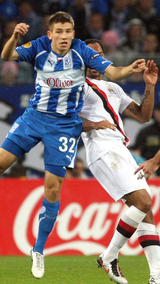 Mateusz Możdżeń (Lech Poznań - Manchester City 3:1, 04.11.2010)