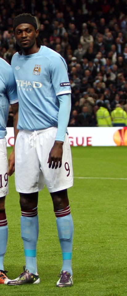 Emmanuel Adebayor (Manchester City - Lech Poznań 3:1, 21.10.2010).