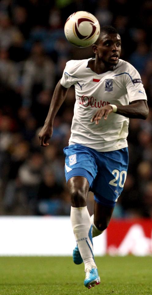 Joël Tshibamba (Manchester City - Lech Poznań 3:1, 21.10.2010)