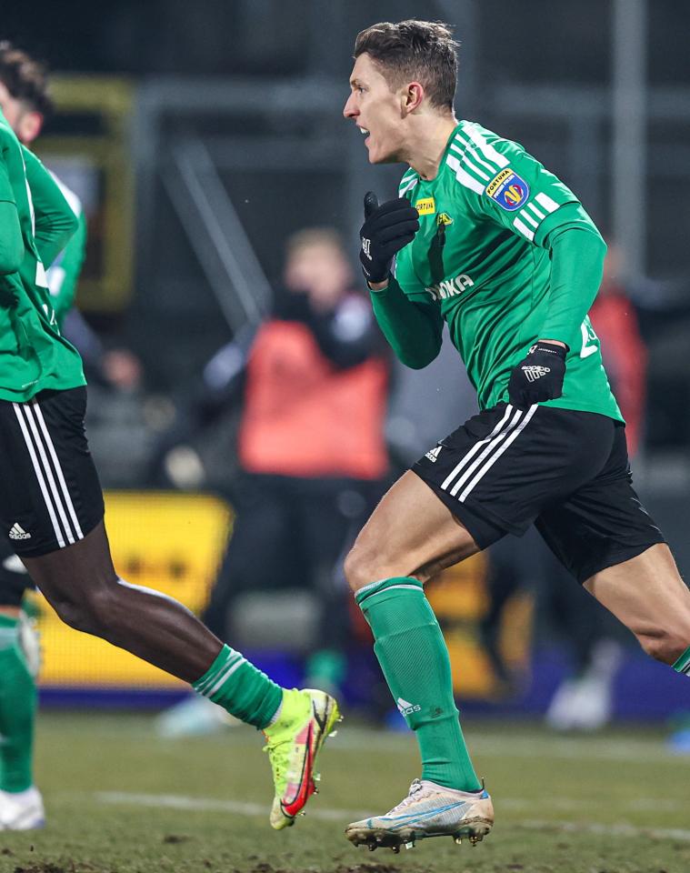 Pogoń Siedlce - Górnik Łęczna 0:1 (28.02.2023) Damian Zbozień