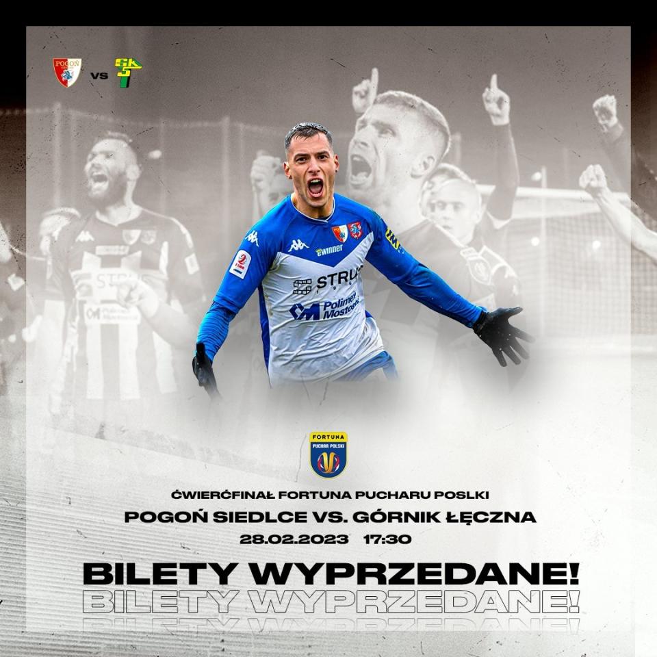 Pogoń Siedlce - Górnik Łęczna 0:1 (28.02.2023)