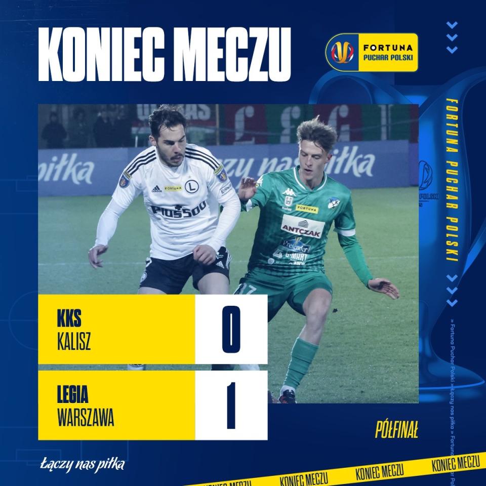 KKS Kalisz - Legia Warszawa 0:1, 04.04.2023