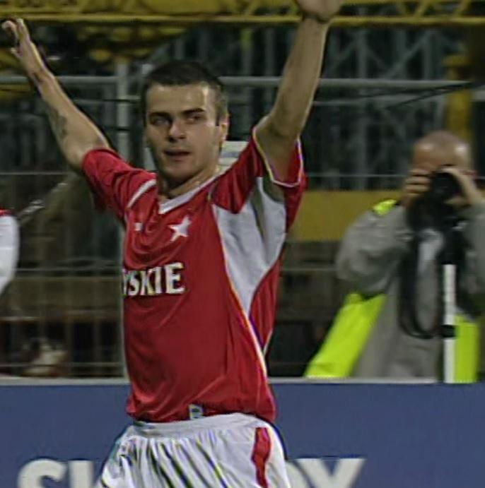 Wisła Kraków - SV Mattersburg 1:0 (24.08.2006) Piotr Brożek