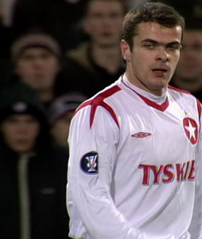 Feyenoord Rotterdam - Wisła Kraków 3:1 (13.12.2006) Paweł Brożek