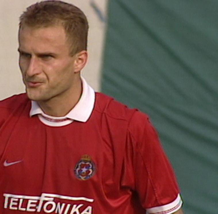 Wisła Kraków - FC Barcelona 3:4 (08.08.2001) Grzegorz Pater