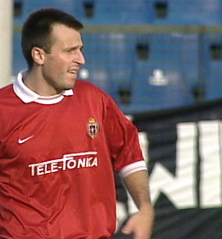 Wisła Kraków - Skonto Ryga 1:0 (01.08.2001) Maciej Żurawski