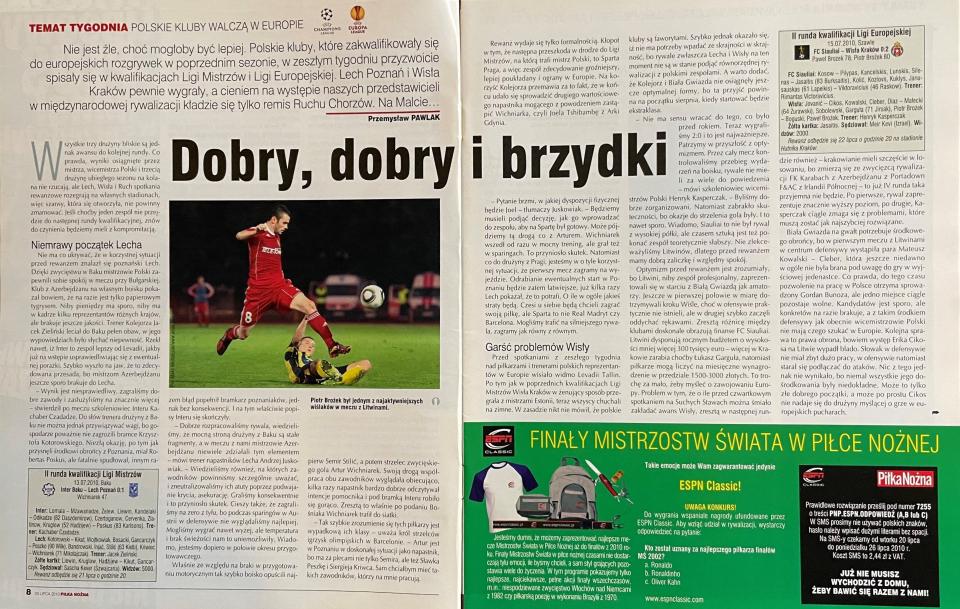 FK Šiauliai - Wisła Kraków 0:2 (15.07.2010)