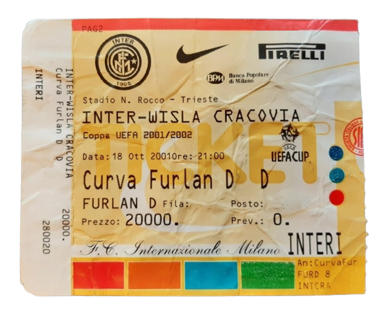 Inter Mediolan - Wisła Kraków 2:0 (18.10.2001)