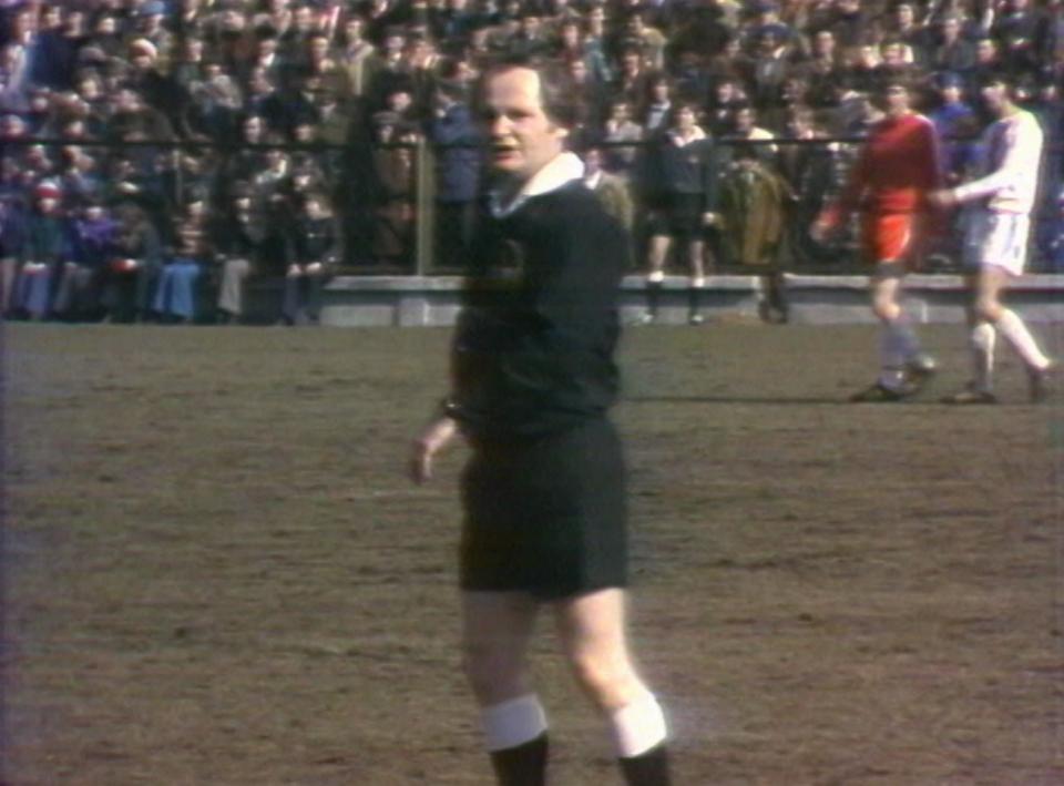 Lech Poznań - Stal Mielec 1:1 (12.03.1978) sędzia Ryszard Sobiecki