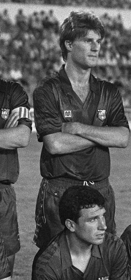 Michael Laudrup (do meczu Legia Warszawa - FC Barcelona 0:1, 27.09.1989)
