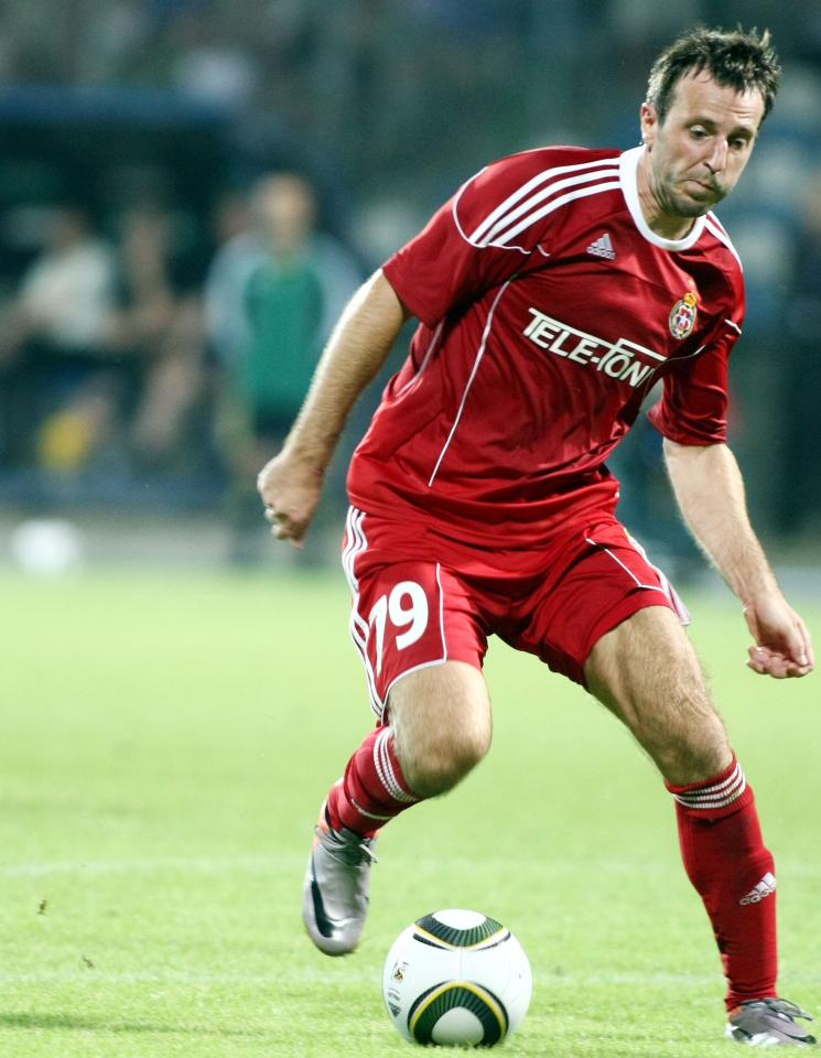 Wisła Kraków - FK Šiauliai 5:0 (22.07.2010) Maciej Żurawski