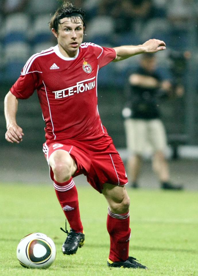 Wisła Kraków - FK Šiauliai 5:0 (22.07.2010) Rafał Boguski