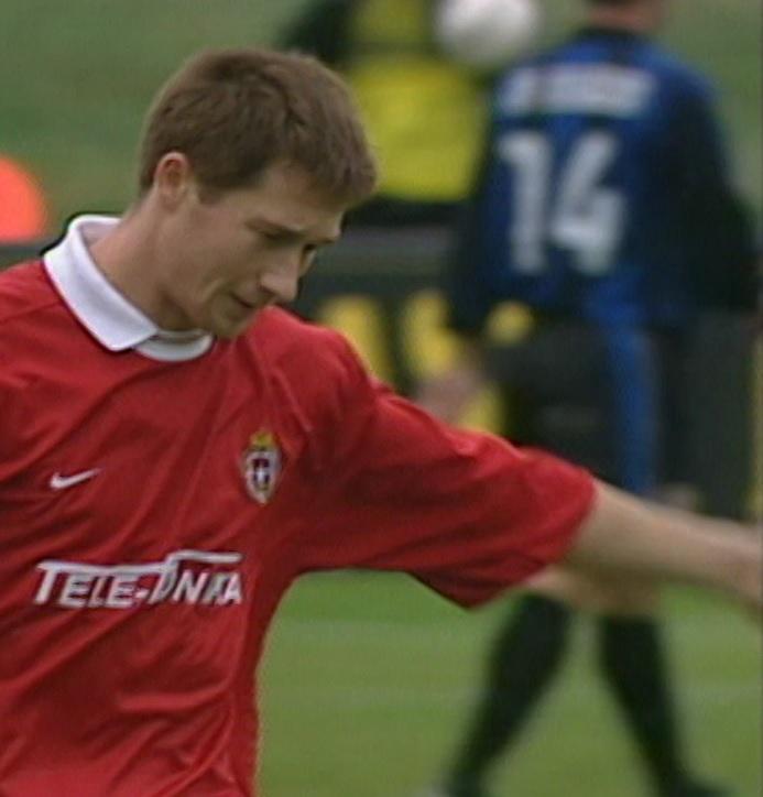 Wisła Kraków - Inter Mediolan 1:0 (30.10.2001) Mirosław Szymkowiak