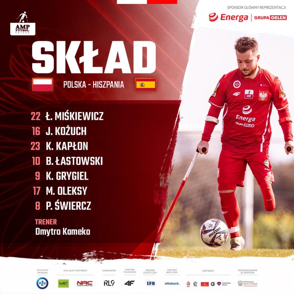 Polska - Hiszpania 4:0, Liga Narodów w ampfutbolu