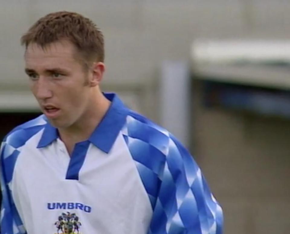 Tony Grant (Glenavon FC - Legia Warszawa 1:1, 14.08.1997)
