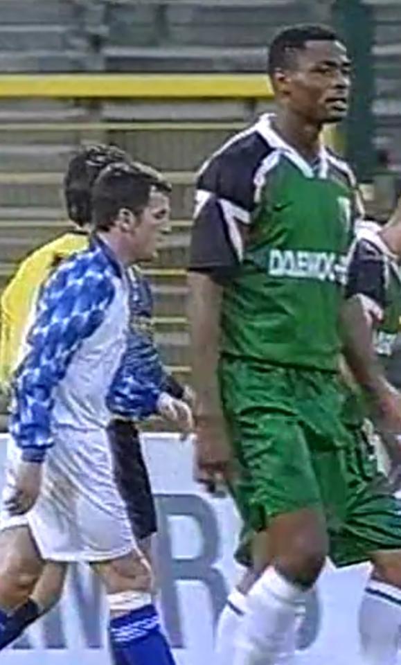 Kenneth Zeigbo (Legia Warszawa - Glenavon FC 4:0, 28.08.1997)