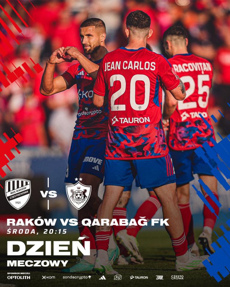 Raków Częstochowa - Qarabağ Ağdam 3:2 (26.07.2023)