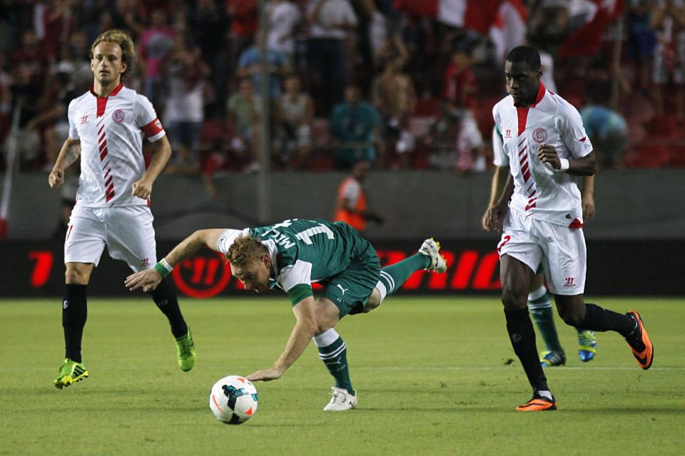 Sevilla FC - Śląsk Wrocław 4:1 (22.08.2013) Sebastian Mila