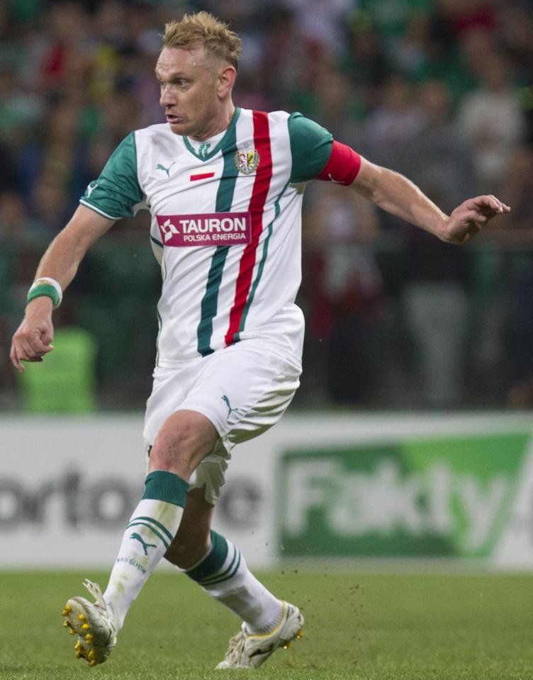 Śląsk Wrocław - Sevilla FC 0:5 (29.08.2013) Sebastian Mila