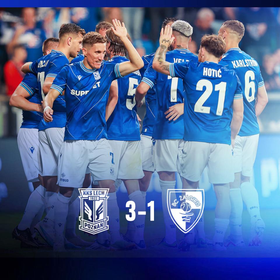 Lech Poznań - Žalgiris Kowno 3:1 (27.07.2023)