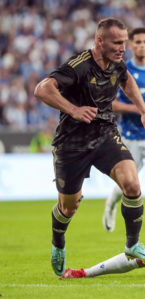 Lukáš Štetina (Lech Poznań - Spartak Trnawa 2:1, 10.08.2023)