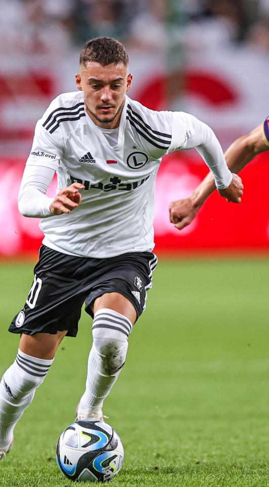 Ernest Muçi (Legia Warszawa - Austria Wiedeń 1:2, 10.08.2023)