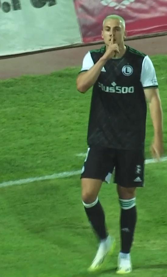 Blaž Kramer (Ordabasy Szymkent - Legia Warszawa 2:2, 27.07.2023)