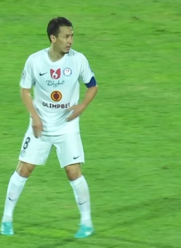 Aschat Tagybiergien (Ordabasy Szymkent - Legia Warszawa 2:2, 27.07.2023)