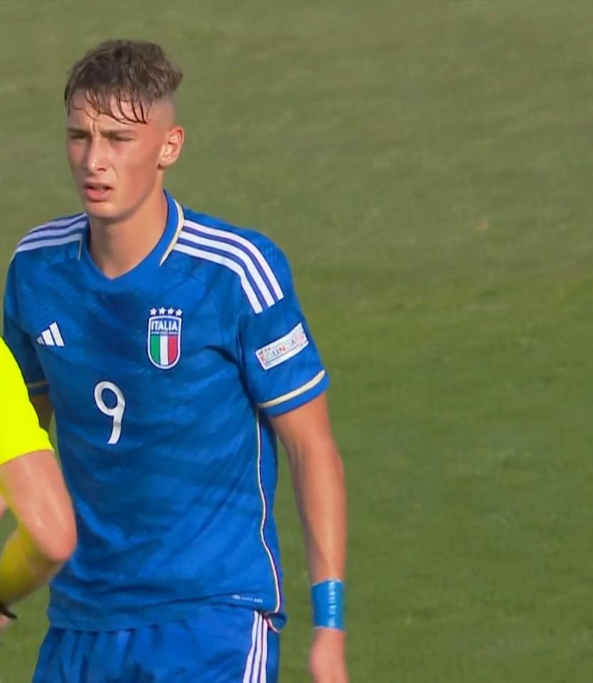 Francesco Pio Esposito (Włochy - Polska 1:1 U19, 09.07.2023)
