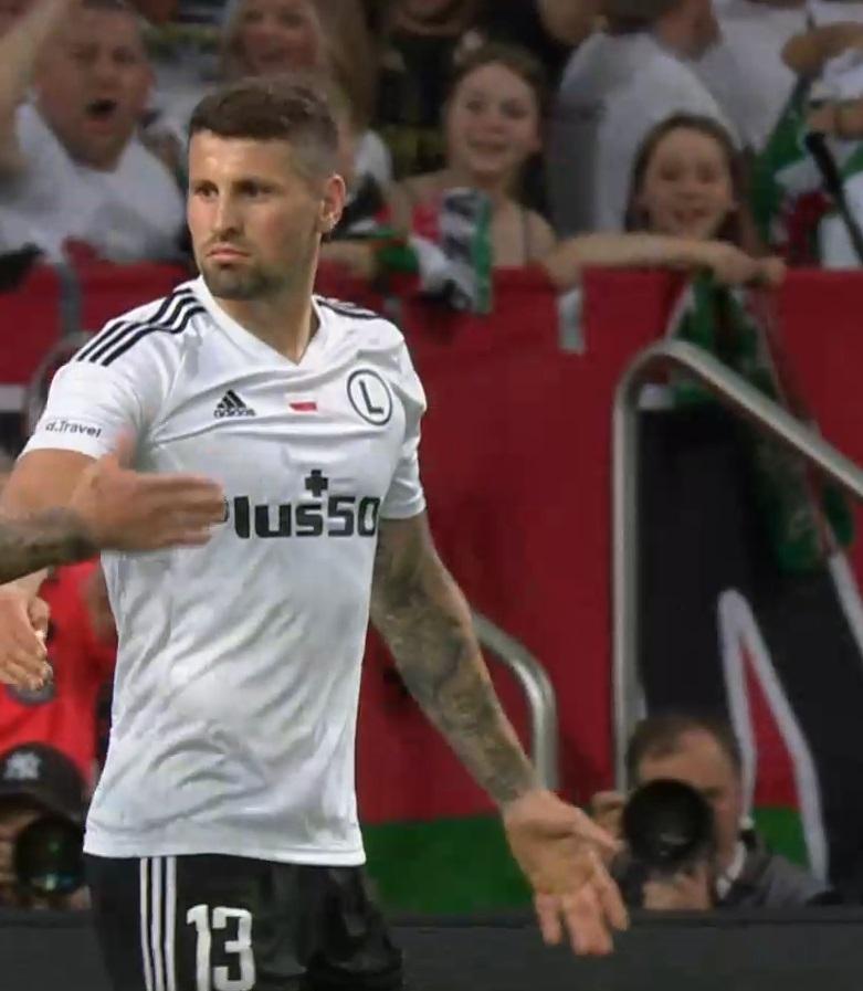 Paweł Wszołek (Legia Warszawa - Ordabasy Szymkent 3:2, 03.08.2023)