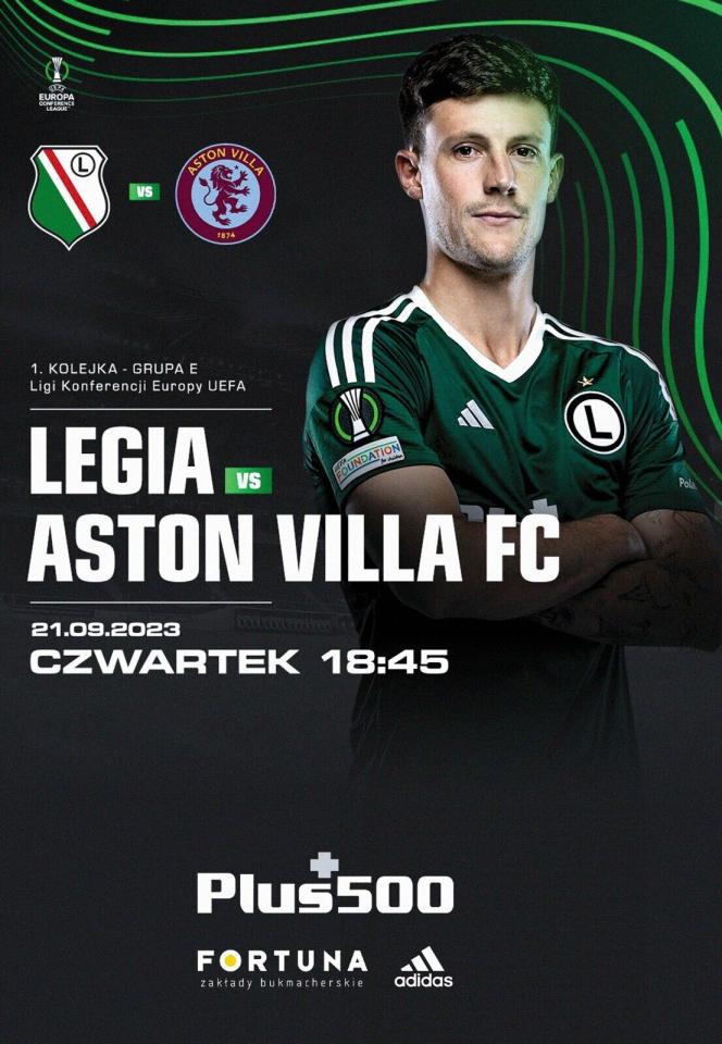 Legia Warszawa - Aston Villa 3:2, 21.09.2023