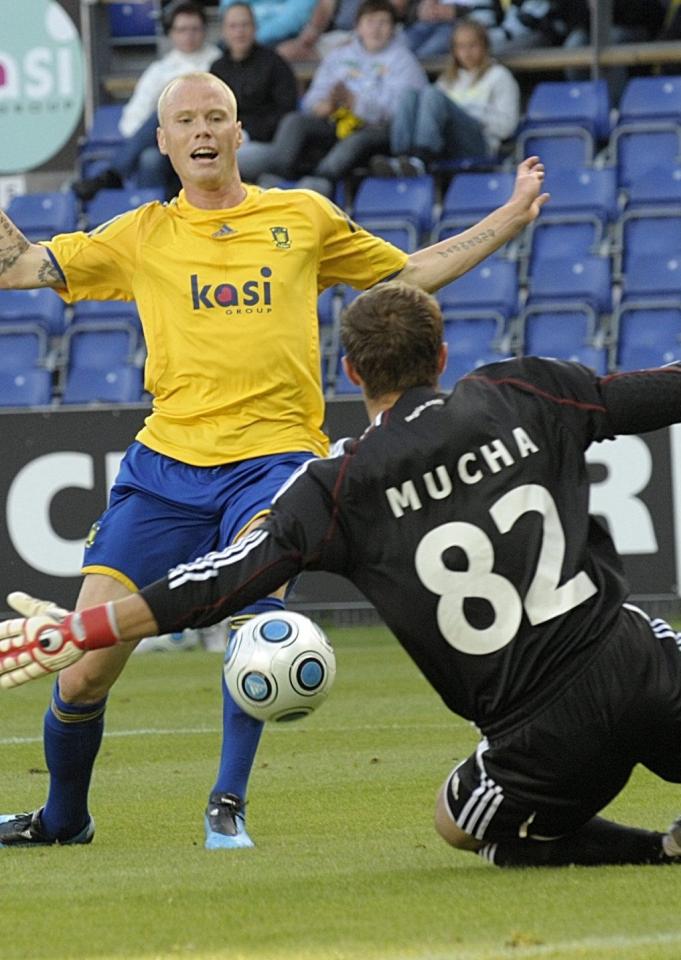 Alexander Farnerud (Brøndby Kopenhaga - Legia Warszawa 1:1, 30.07.2009)